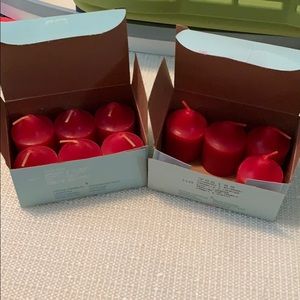 10 Cinnamon and Bayberry Votive Candles Partylite